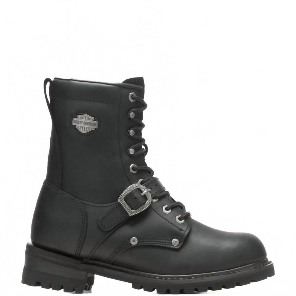 NEW HARLEY DAVIDSON men's faded glory riding boots - medium width in black
